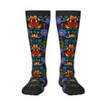 thumbnail image 1 of Easygdp Colorful Floral Fashionable Adult Sockings&Sports Sockings&Breathable Sockings, Non-Pilling,Contrasting Color Design, 1 of 9