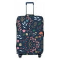 thumbnail image 1 of Easygdp Colorful Flowers Print Elastic and Washable Suitcase Protective Cover with Hidden Zipper Fits 18-32 inch Luggage -Small, 1 of 9