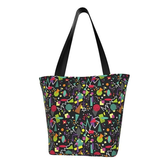 Easygdp Colorful Geometric Figures Shoulder Bags for Women,Crossbody Bags Shoulder Purse Handbag for Women