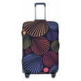thumbnail image 1 of Easygdp Colorful Shells Print Elastic and Washable Suitcase Protective Cover with Hidden Zipper Fits 18-32 inch Luggage -Large, 1 of 9