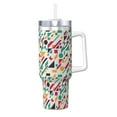 Easygdp Colorful Spots Insulated Stainless Steel Hot/Cold Coffee Cup