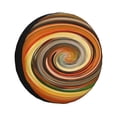 thumbnail image 1 of Easygdp Colorful Swirl Automobile Tire Dust Cover, 14-17in Spare Tire Cover Universal Fit for Trailer, Car, Truck, SUV, Jeep - 14 inch, 1 of 9