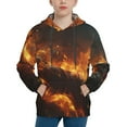 thumbnail image 1 of Easygdp Cool Fire Man Boys Hoodie Kids Sweatshirt Youth Pullover With Hood-Medium, 1 of 6