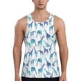 thumbnail image 1 of Easygdp Cool Giraffe Men's Tank Top, Sleeveless Muscle T Shirts, Breathable, Quick-Dry, Loose for Gym, Running, Fitness - 3X-Large, 1 of 9