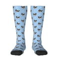 thumbnail image 1 of Easygdp Corgi Dog Soccer Socks Sport Knee High Socks Calf Compression Athletic Socks for Men and Women, 1 of 9
