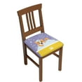 thumbnail image 1 of Easygdp Corgi Washing in Bathtub Square Chair Cushion Cover Stretch Chair Seat Covers Removable Washable for Hotel, Bedroom, Office, 1 of 9