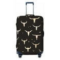 thumbnail image 1 of Easygdp Cow Skulls Print Elastic and Washable Suitcase Protective Cover with Hidden Zipper Fits 18-32 inch Luggage -Small, 1 of 9