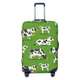 thumbnail image 1 of Easygdp Cows With Calfs Green Double-Sided Printed Elastic Suitcase Protective Cover,Invisible Zipper, Business Trip Luggage Cases,Washable And Resistant To Falling -Medium, 1 of 9