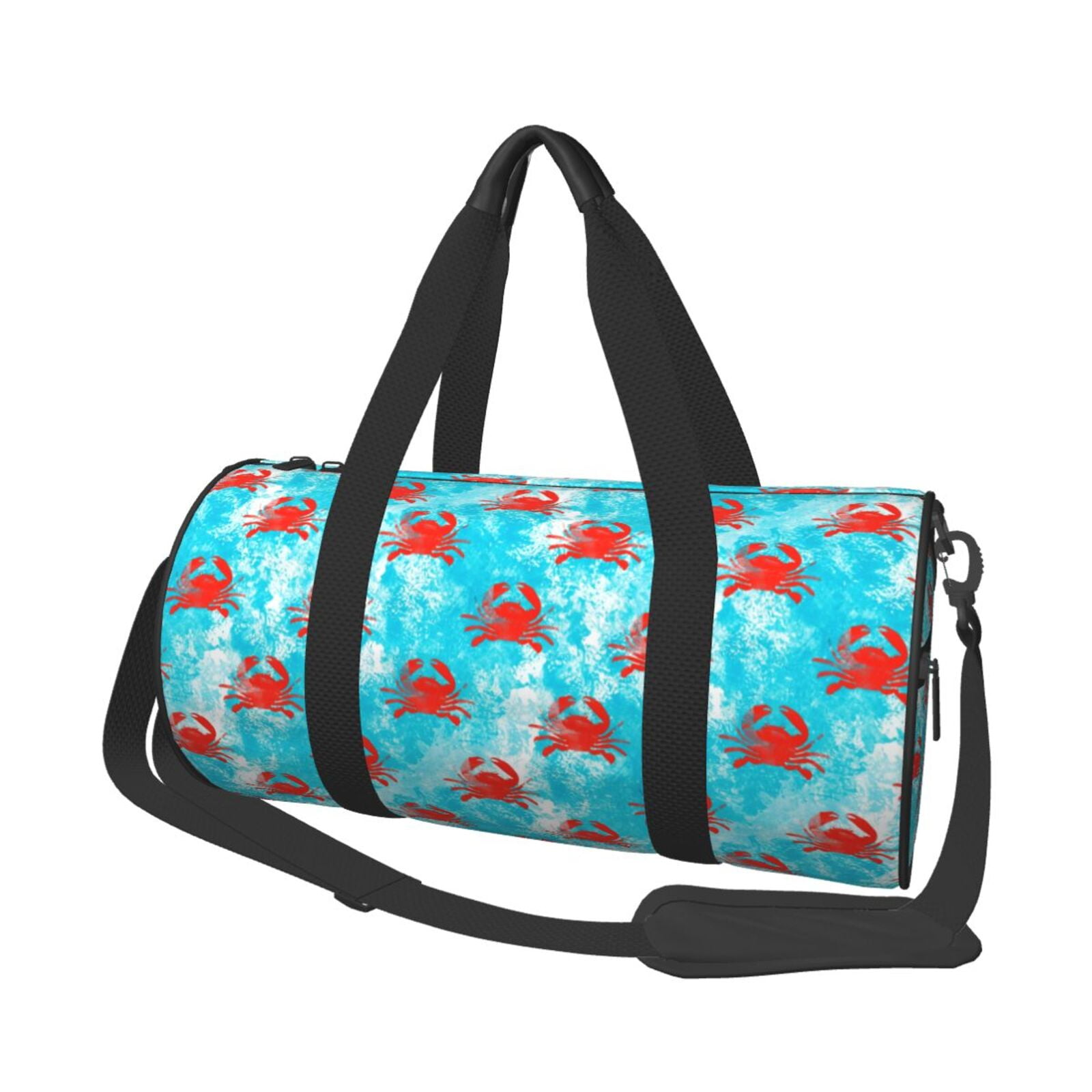 Easygdp Crab Swims In The Ocean Travel Duffle Bag,Carry on Bag Travel