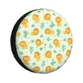 thumbnail image 1 of Easygdp Cute Baby Lion Automobile Tire Dust Cover, 14-17in Spare Tire Cover Universal Fit for Trailer, Car, Truck, SUV, Jeep - 16 inch, 1 of 9