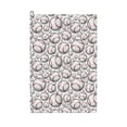 thumbnail image 1 of Easygdp Cute Baseball Golf Towel 24x16in for Men and Women with Carabiner Clip for Easy Attachment, 1 of 8