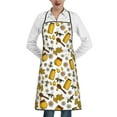 thumbnail image 1 of Easygdp Cute Bee Apron Waterdrop Resistant with 2 Pockets,Oil Resistant Cooking Kitchen Chef Apron for Women Men, 1 of 7