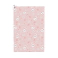 thumbnail image 1 of Easygdp Cute Bunny Golf Towel 24x16in for Men and Women with Carabiner Clip for Easy Attachment, 1 of 8