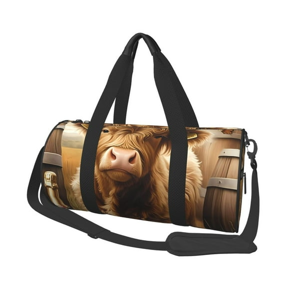 Easygdp Cute Calf Butterflies A Travel Duffle Bag,Carry on Bag Travel Bags Gym Bag Carry On Luggage Bags
