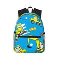 thumbnail image 1 of Easygdp Cute Car Cartoon Casual Laptop Backpack, Large Capacity Schoolpack for School, Travel, Business, 1 of 8