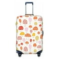 thumbnail image 1 of Easygdp Cute Cartoon Mushrooms Print Elastic and Washable Suitcase Protective Cover with Hidden Zipper Fits 18-32 inch Luggage -Small, 1 of 9
