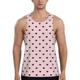 thumbnail image 1 of Easygdp Cute Cat Men's Tank Top, Sleeveless Muscle T Shirts, Breathable, Quick-Dry, Loose for Gym, Running, Fitness - Medium, 1 of 9
