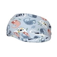 thumbnail image 1 of Easygdp Cute Chameleons On Blue Sports Headband Non Slip Headband Unisex for Head Circumference 19.6 - 22.4 inch, 1 of 9