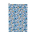 thumbnail image 1 of Easygdp Cute Chickens and Flowers Golf Towel 24x16in for Men and Women with Carabiner Clip for Easy Attachment, 1 of 8