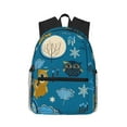 thumbnail image 1 of Easygdp Cute Colorful Owls And Trees Casual Laptop Backpack, Large Capacity Schoolpack for School, Travel, Business, 1 of 8