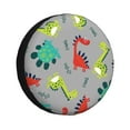 thumbnail image 1 of Easygdp Cute Dinosaur Automobile Tire Dust Cover, 14-17in Spare Tire Cover Universal Fit for Trailer, Car, Truck, SUV, Jeep - 17 inch, 1 of 9