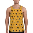 thumbnail image 1 of Easygdp Cute Dog Men's Tank Top, Sleeveless Muscle T Shirts, Breathable, Quick-Dry, Loose for Gym, Running, Fitness - Small, 1 of 9