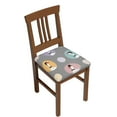 thumbnail image 1 of Easygdp Cute Geese Square Chair Cushion Cover Stretch Chair Seat Covers Removable Washable for Hotel, Bedroom, Office, 1 of 9