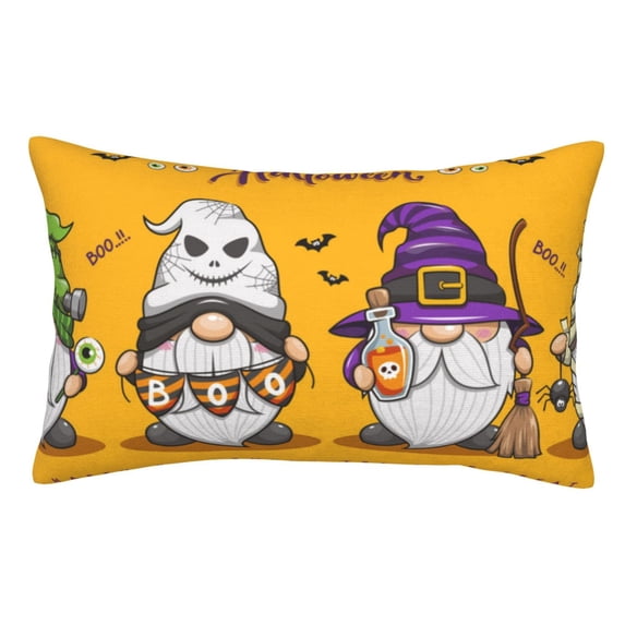Gaeub Cute Gnomes Halloween Printed Men's Short Pajama Pants, Lightweight Lounge & Sleep Bottoms Keep You Cool-14"x20"