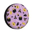 thumbnail image 1 of Easygdp Cute Halloween Wheel Cover,Spare Tire Cover,4-17in Spare Tire Cover Universal Fit for Trailer, Car, Truck, SUV, Jeep-14 inch, 1 of 6