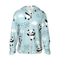thumbnail image 1 of Easygdp Cute Panda Bear Lightweight Long Sleeve Sun Shirt Sports long-Sleeved Sun Protective Clothing, Quick Drying Breathable - 3X-Large, 1 of 9