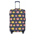 thumbnail image 1 of Easygdp Cute Puffer Fish Print Elastic and Washable Suitcase Protective Cover with Hidden Zipper Fits 18-32 inch Luggage -Large, 1 of 9