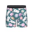 thumbnail image 1 of Easygdp Cute Rabbit Easter Men's Boxer Briefs Men’s Underwear Boxer Briefs for Men, 1 of 7
