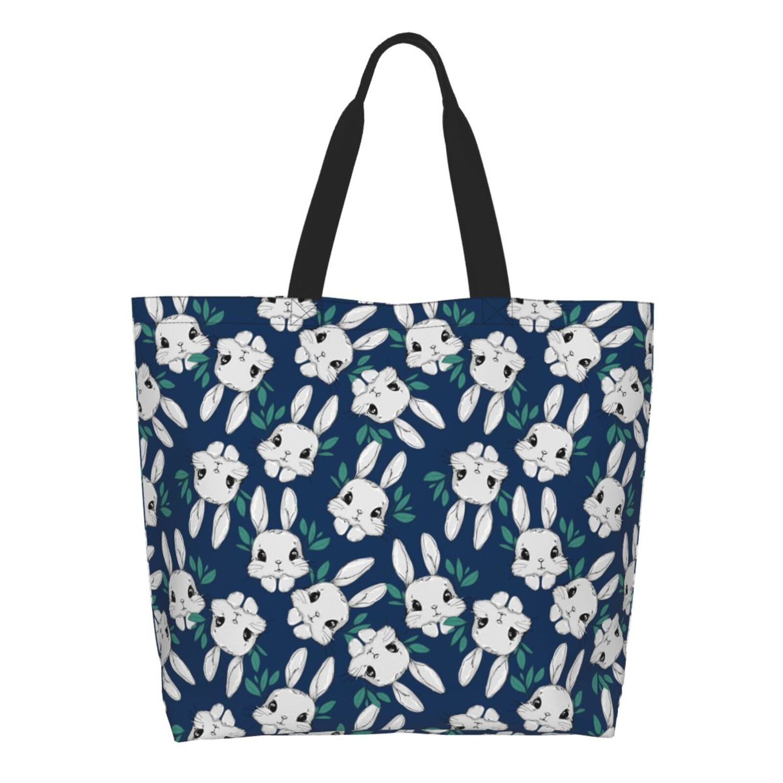 Easygdp Cute Rabbit Tote Bags for Women,Women Travel Shoulder Bags ...