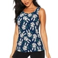 thumbnail image 1 of Easygdp Cute Rabbit Women's Workout Tank Top, Running Top, Hiking Shirt, Quick-Dry for Running, Yoga, Hiking - Large, 1 of 9