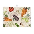 thumbnail image 1 of Easygdp Cute Vegetables Microfiber Absorbent Dish Drying Pad,Kitchen Drying Mat,Can Be Hung, Strong Water Absorption Capacity,Quick Drying, 1 of 9
