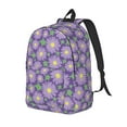 thumbnail image 1 of Easygdp Daisies Flowers Durable Canvas Laptop Backpack,Water-Resistant,Adjustable Shoulder Strap,Large Capacity,Lightweight, Fits 15-17in Laptops for School,Work,Travel-Small, 1 of 5