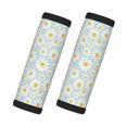 Easygdp Daisies Flowers Luggage Handle Wraps for Suitcase, Handle