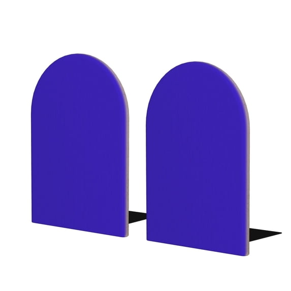Easygdp Darkblue 2 Pcs Bookend Large Capacity Office Book Ends for Home Office Library School Study Decoration