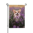 thumbnail image 1 of Easygdp Dog in Lavender Flowers Garden Flag Yard Flag Welcome Flag, Double-Sided, Weather Resistant for Outdoor Decor - 12.5"x18", 1 of 9