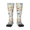 thumbnail image 1 of Easygdp Dogs Funny Pets Soccer Socks Sport Knee High Socks Calf Compression Athletic Socks for Men and Women, 1 of 9