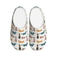 thumbnail image 1 of Easygdp Dogs Pug Slippers for Women Mens Winter Warm Home Slippers Plush Slip on House Slippers for Indoor Outdoor Shoes-11, 1 of 7
