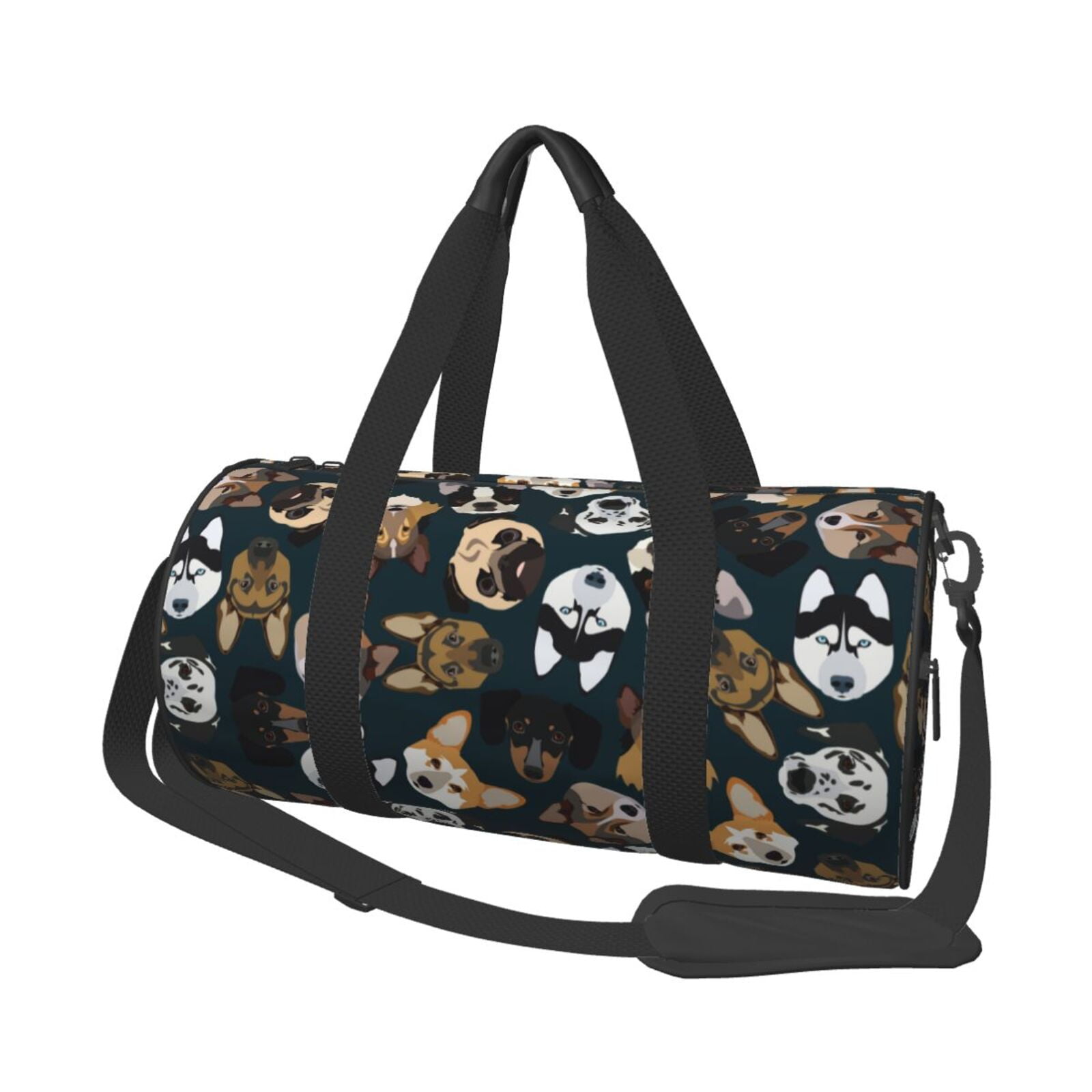 Easygdp Dogs Travel Duffle Bag,Carry on Bag Travel Bags Gym Bag Carry