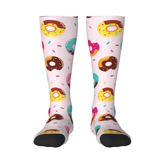Easygdp Donut Fashionable Adult Sockings&Sports Sockings&Breathable Sockings, Non-Pilling,Contrasting Color Design