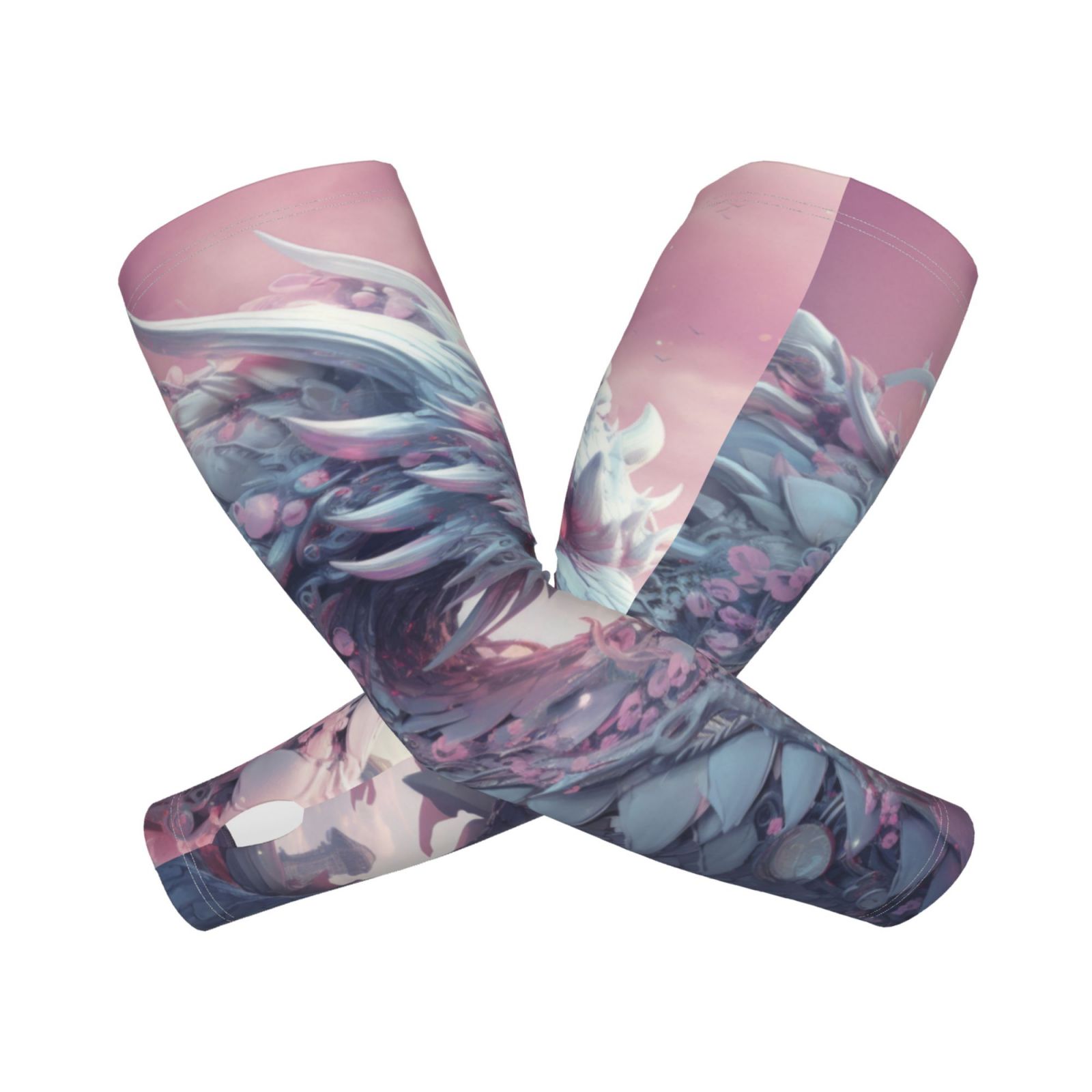 Easygdp Dragon1 Cooling Sun Sleeves Arm Sleeves for Men & Women