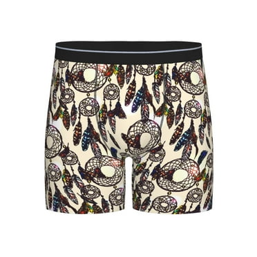 Easygdp Dreamcatcher Men's Boxer Briefs Men’s Underwear Boxer Briefs for Men