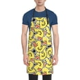 thumbnail image 1 of Easygdp Ducks Waterproof Apron with Pockets Adjustable Cooking Aprons Kitchen Bib Cute Apron for Kitchen, Cooking & Baking, 1 of 8