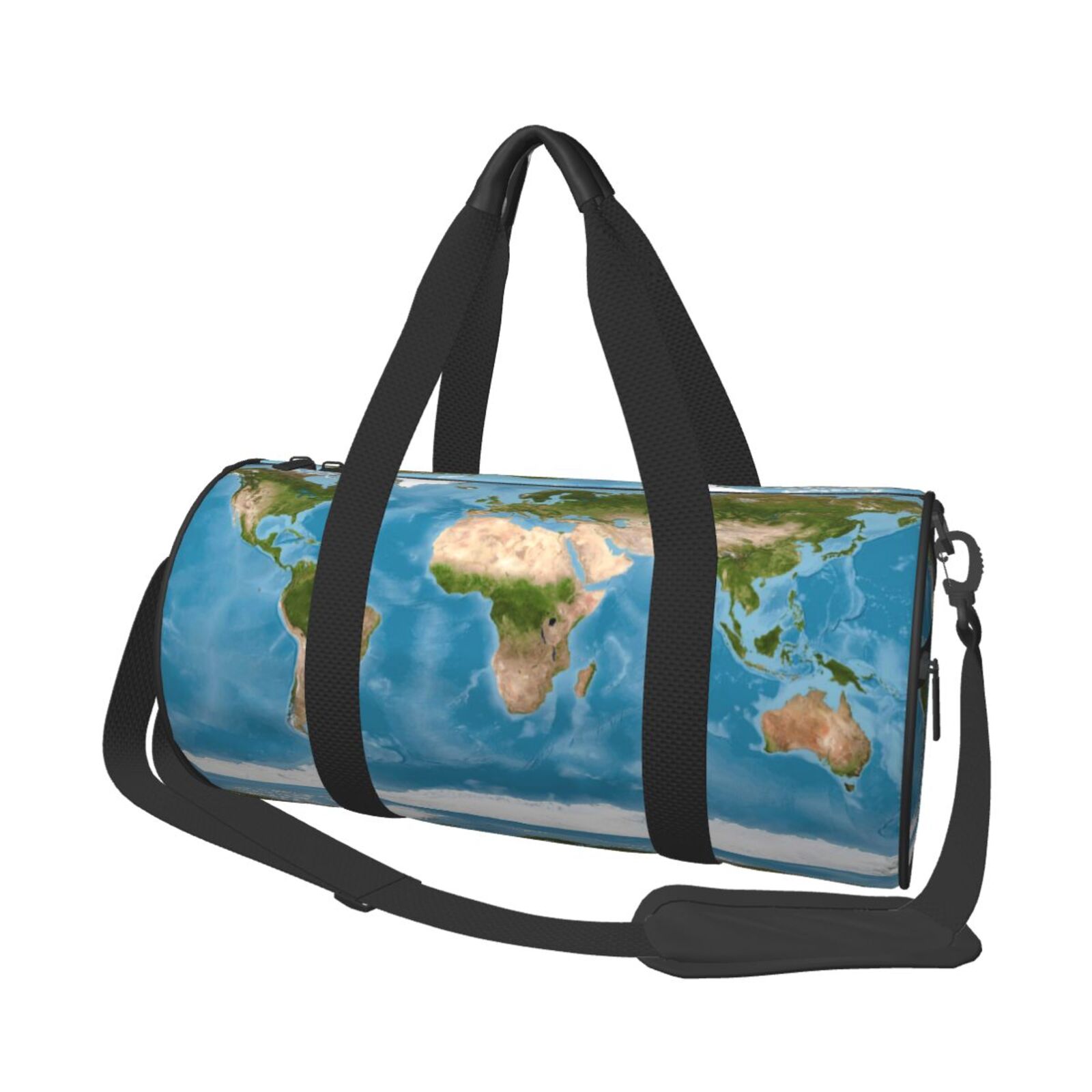 Easygdp Earth View World Map Travel Bag, Camping, Weekend, Carry On