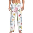 thumbnail image 1 of Easygdp Easter Egg3 Men's Pajama Pant, Sleep Elastic Waistband Lounge Pants - X-Large, 1 of 9