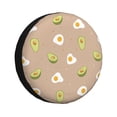 thumbnail image 1 of Easygdp Egg and Avocado Automobile Tire Dust Cover, 14-17in Spare Tire Cover Universal Fit for Trailer, Car, Truck, SUV, Jeep - 17 inch, 1 of 9