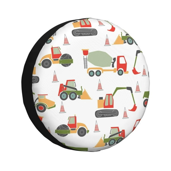 Easygdp Excavator Wheel Sun Guard, Spare Tire Cover,Universal Trailer Suv Truck Camper Travel,Easy To Install And Remove -14 Inch
